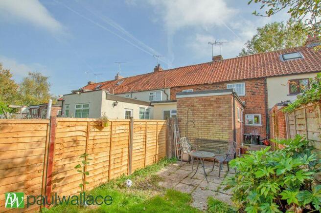 Rear of property