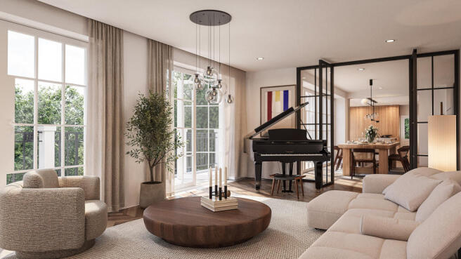 CGI of the Living Space