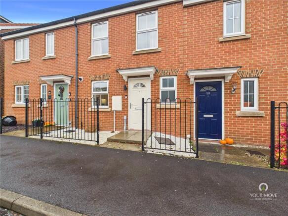 2-bed terraced on Russell Close, Wallsend, Tyne and Wear, NE28, £135,000