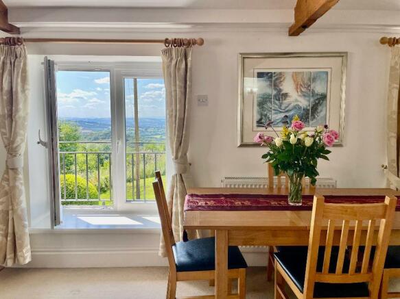 Countryside views from windows