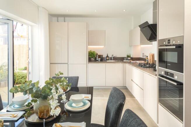 drayton house type kitchen, 3 bedroom house for sale in didcot