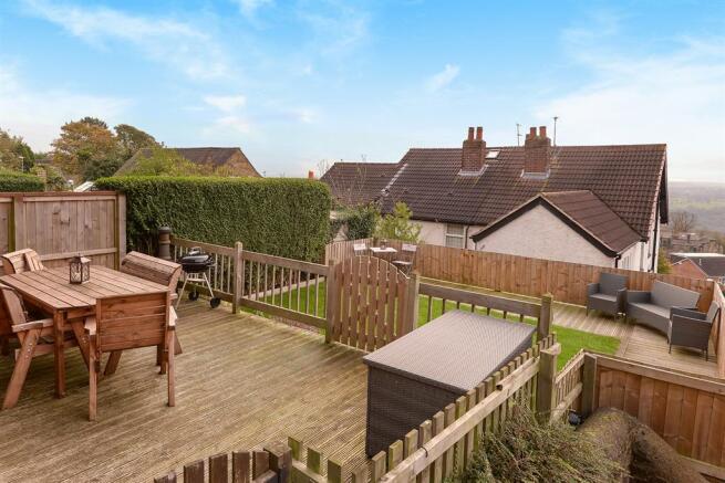 Decked Terrace & Lawned Garden