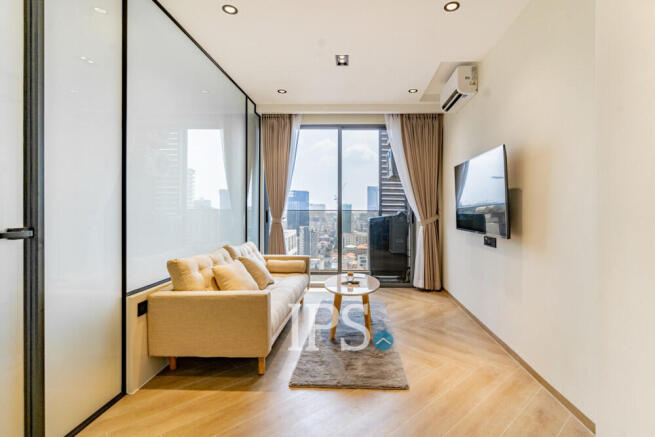 24th Floor 1 Bedroom Condo Type B3 For Sale - Time Square 306, BKK1, Phnom Penh