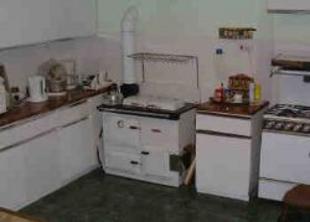 Kitchen showing Rayburn