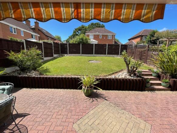 West facing garden