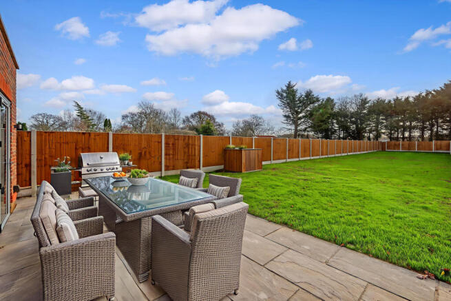Plot 2 rear garden