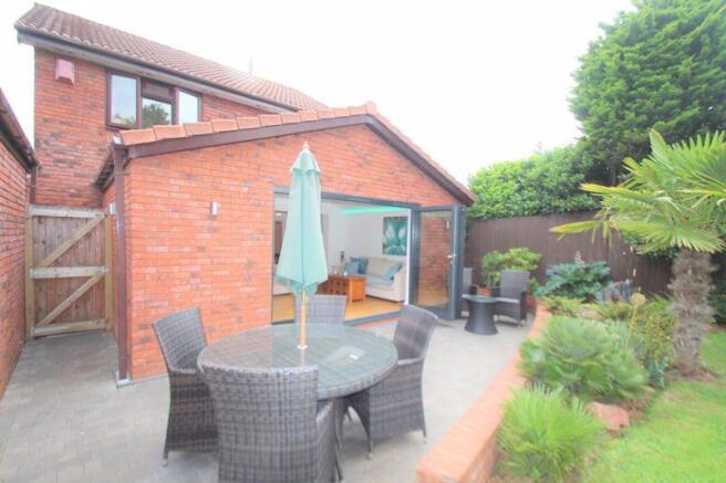 Rear of property