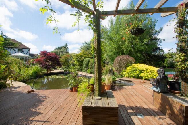 Decking Area/Pond