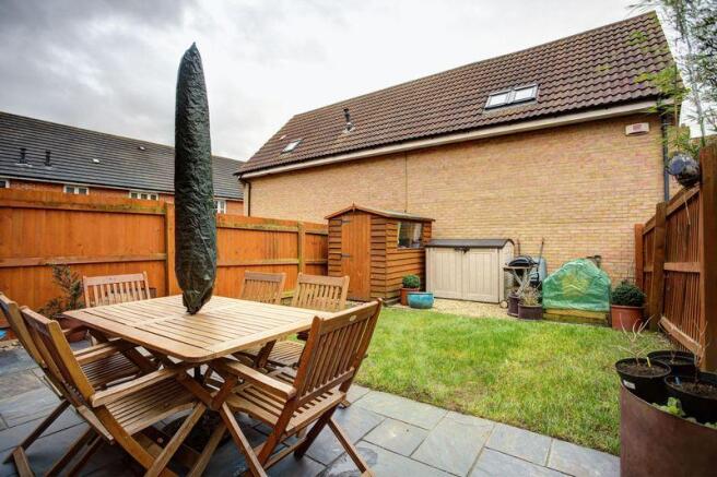 Rear garden &a...