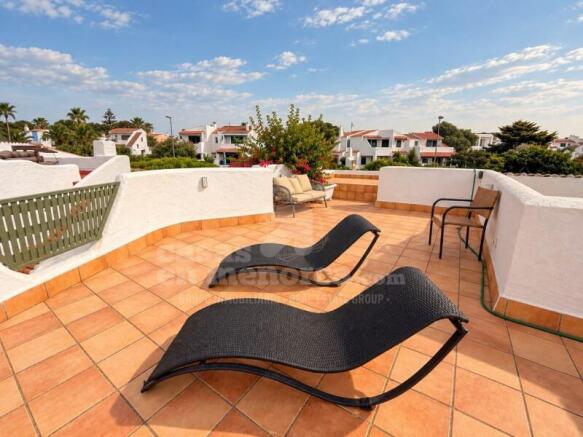 Semi-detached villa with sea views in Cap d'Artrutx