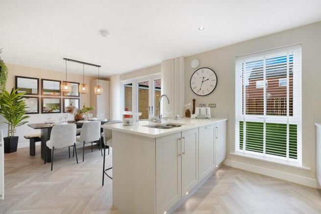 Light emanates the space