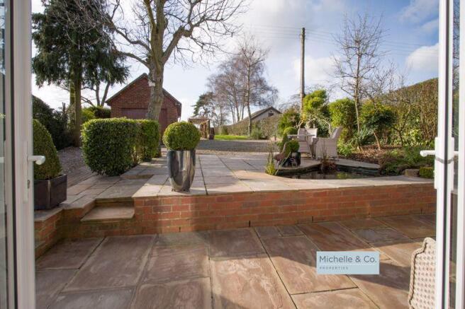 View of garden...