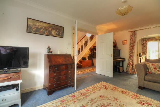 Double doors to lounge