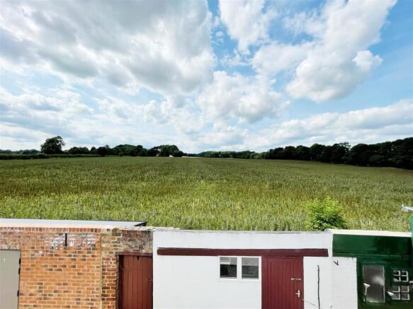 Rear of property