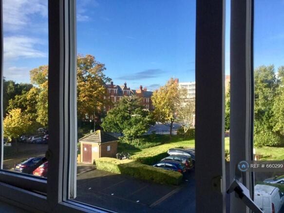 View From Bay Window In Dinning Area