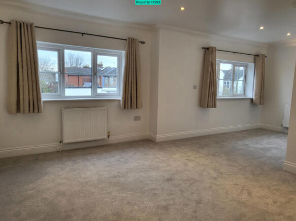 Living room with current decor