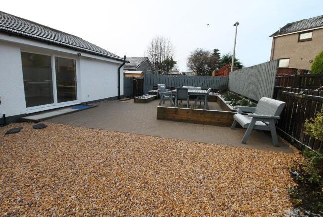 Rear of property