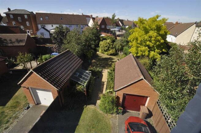 View to rear from