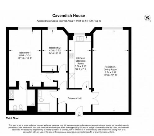 Flat 33 Cavendish House, 21 Wellington Road, St Johns Wood, London NW8 9SQ