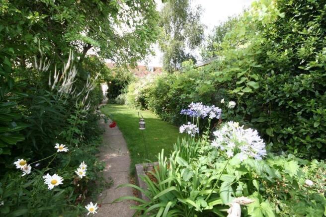 Garden from garage