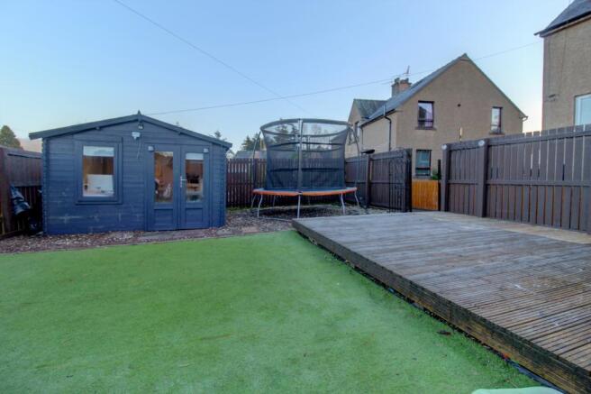 Rear Garden With Office/Summer House