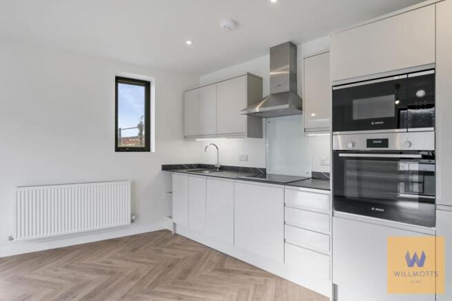 Open plan kitchen/lounge