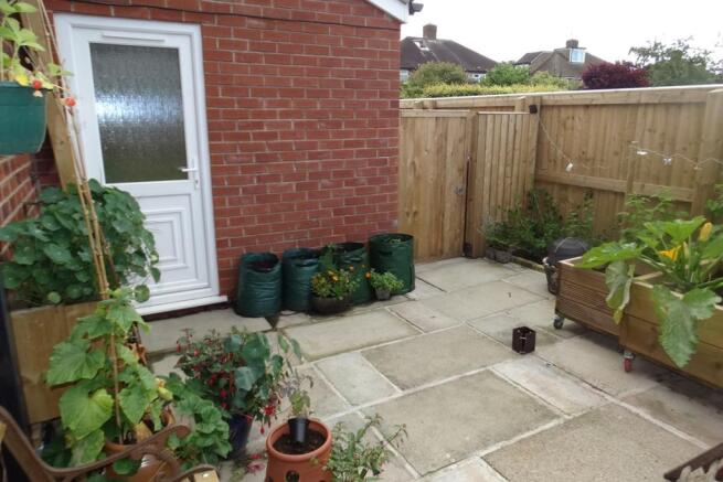 Side Paved Courtyard
