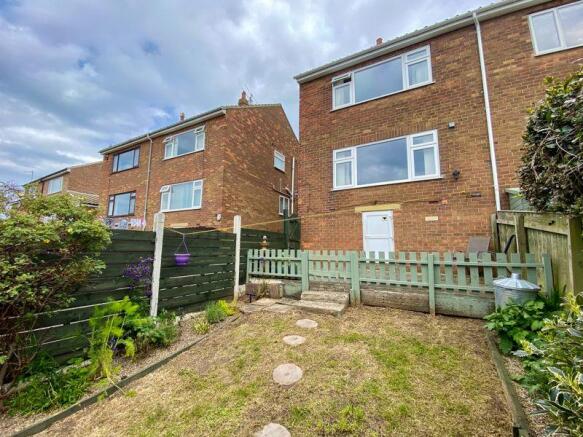 Rear of property