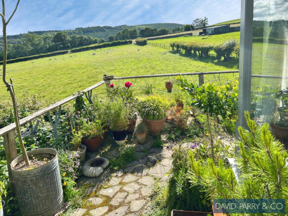 Hillside stone cottage