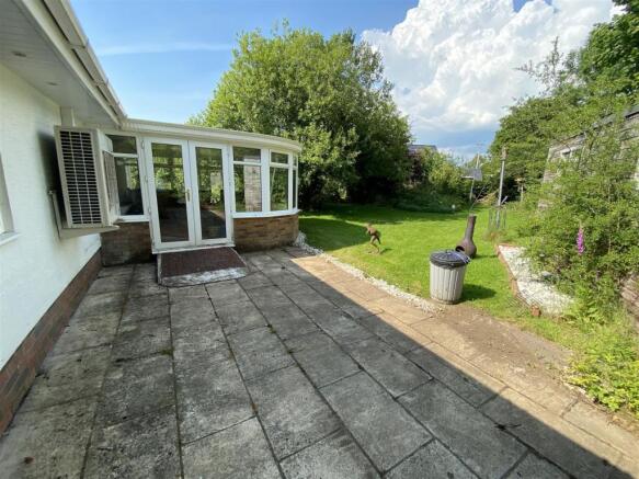 REAR PATIO AND GARDEN