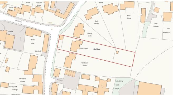 Chartlands, Bruntingthorpe Map