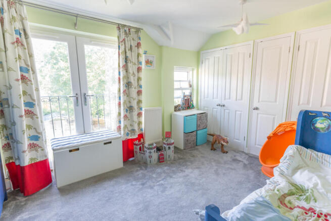 Bedroom 2 with views towards Great Park