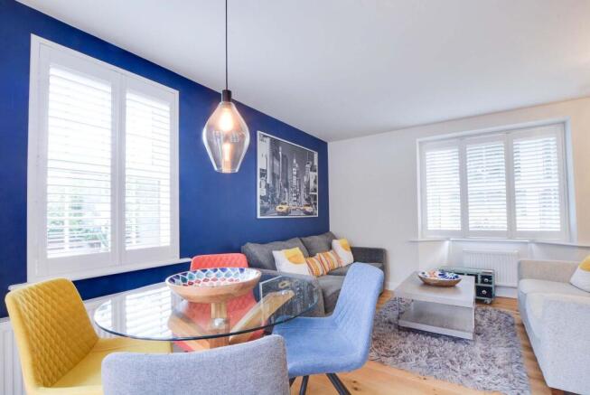 Open Plan Fitted Living Dining Kitchen