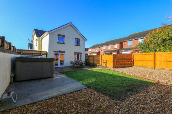 Rear of property