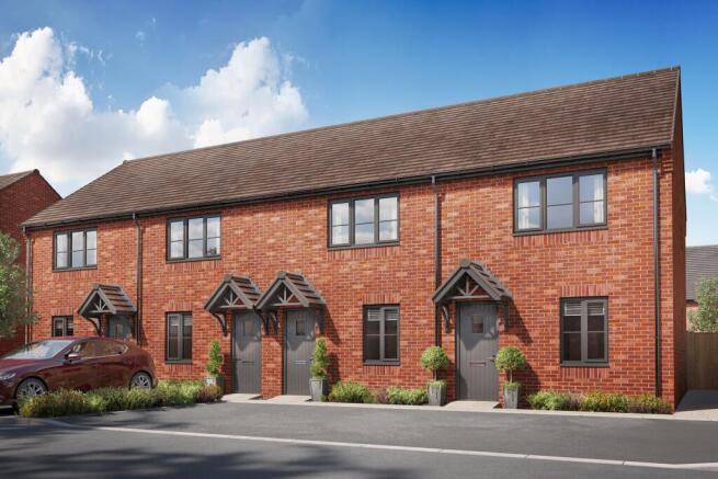 Exterior CGI view of our 2 bed Kenley home