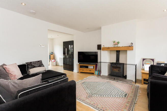 Living Room w/ Stove