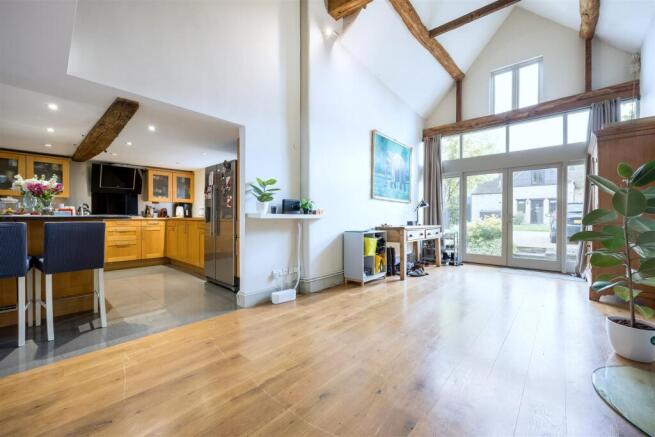 Double-height living room