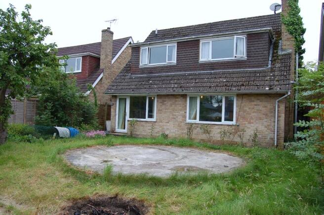 Rear of property