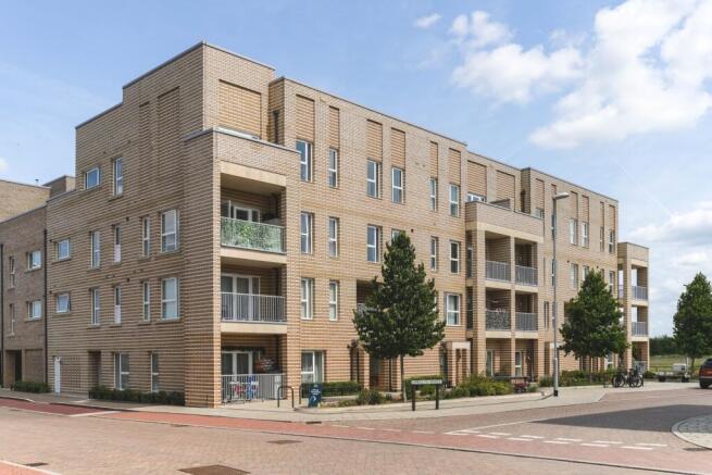 Front view of apartment building