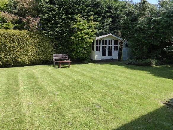 Rear of property