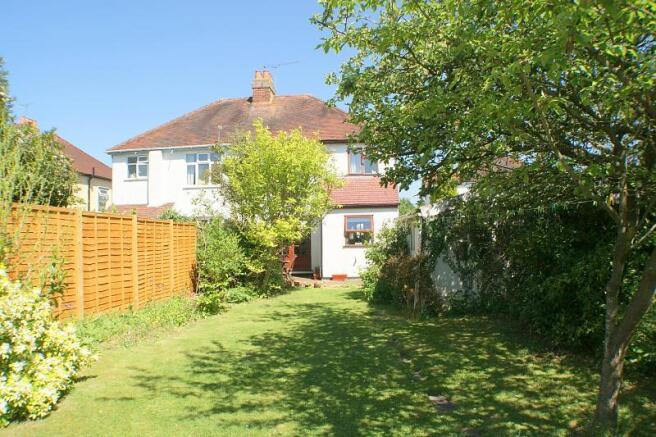 rear of garden