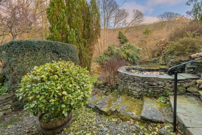 Garden with pond