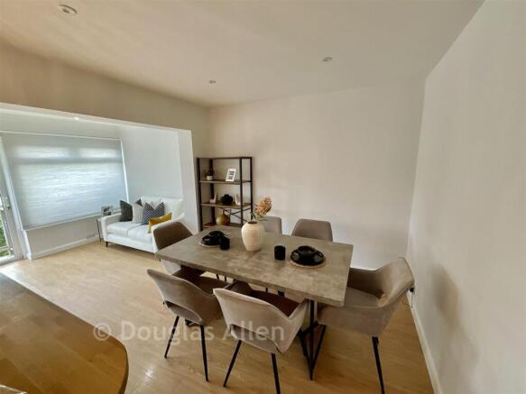 Staged Dining Area