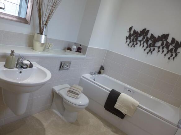 Show home bathroom