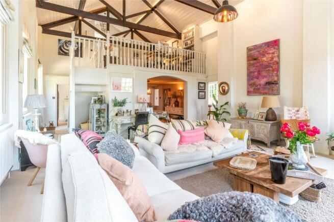 Vaulted Living Room