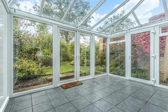 UPVC glass roofed conservatory
