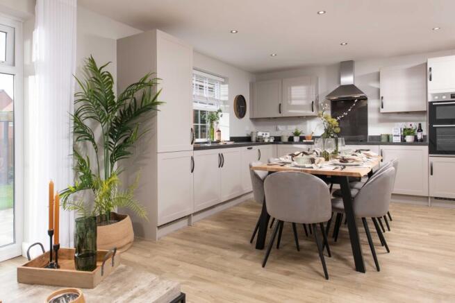 Spacious open-plan kitchen-diner
