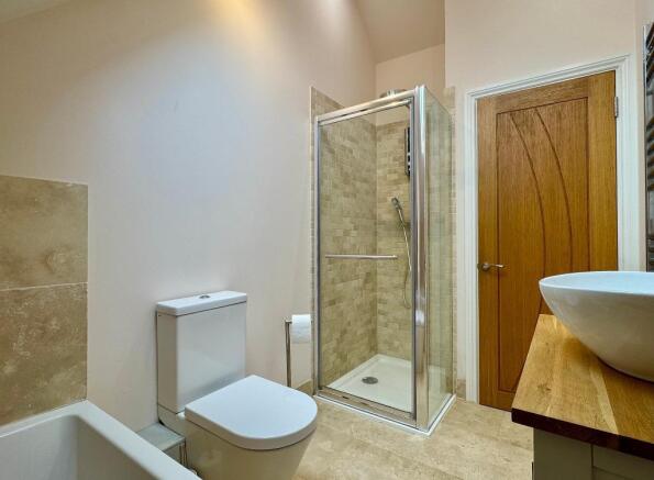 Family bathroom with shower