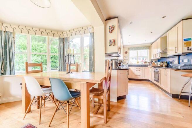 kitchen and dining area
