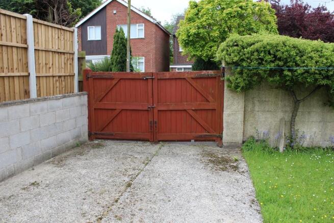 Rear Driveway